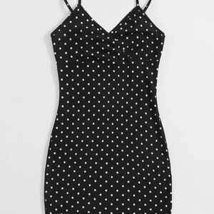 Black Polka Dot Dress